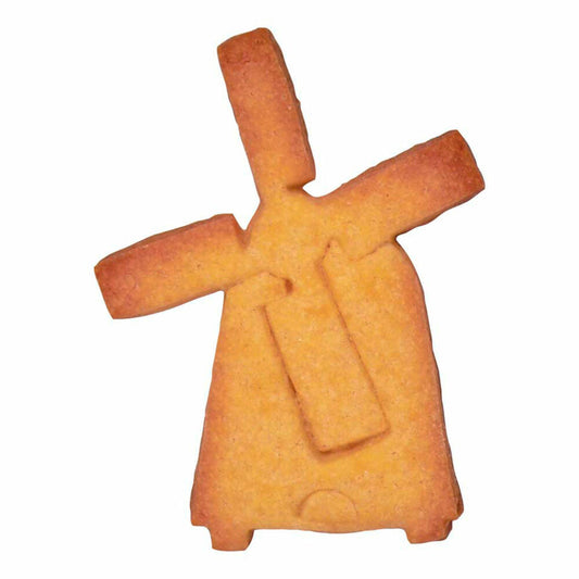 Städter Präge-Ausstecher Windmühle, Ausstechform, Plätzchenform, Keks, Plätzchen, Weißblech, 9.5 cm, 200043