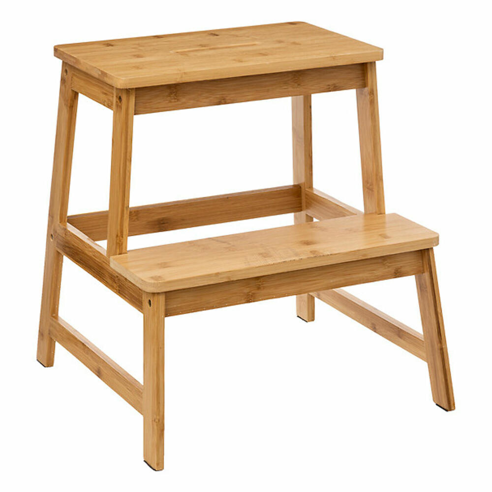 5five Simply Smart Kitchen Step, Stool, Bamboo, Brown, 47 cm, 164582