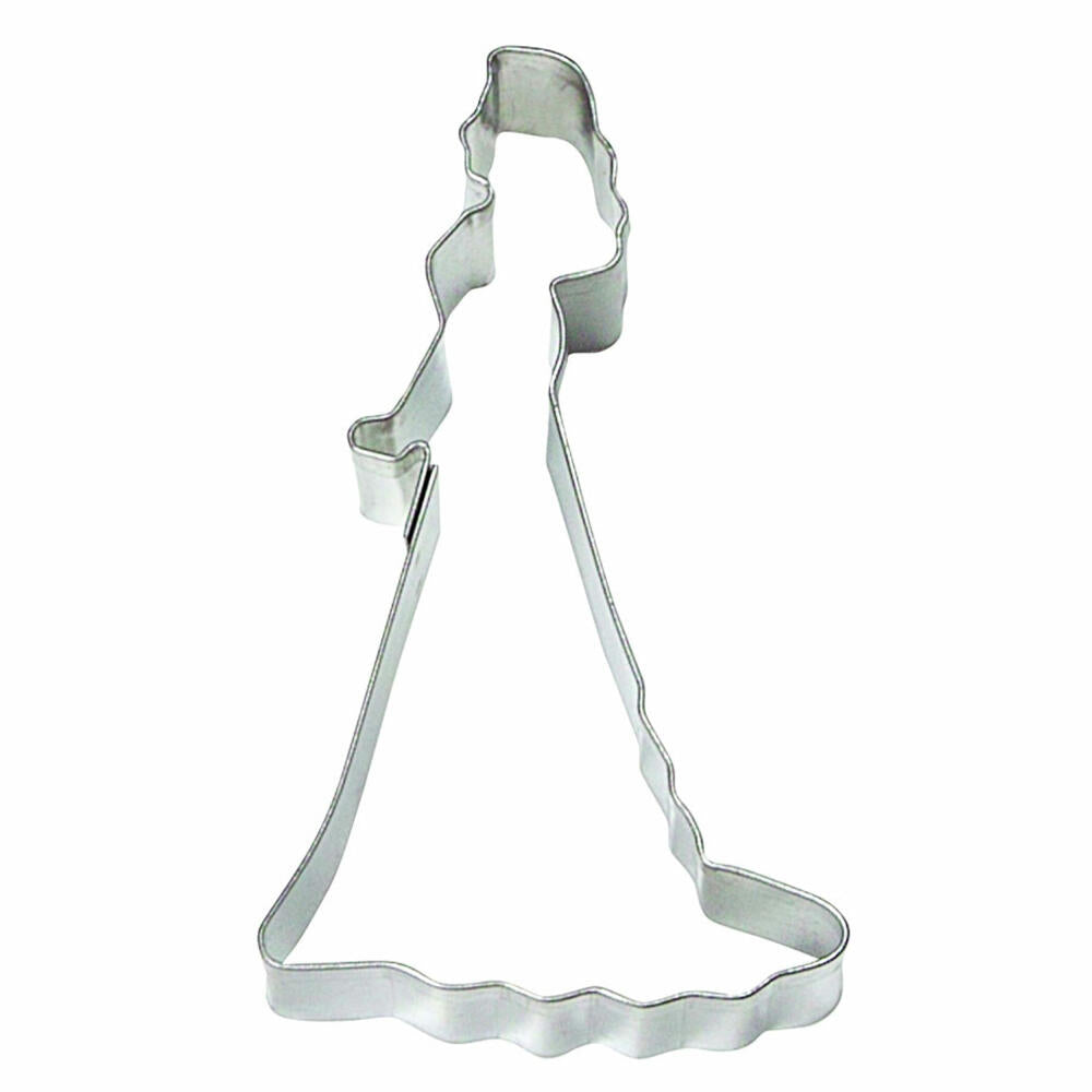 Städter cookie cutter bride / princess, cookie cutter, cookie mold, biscuit, cookies, stainless steel, 9 cm, 200104