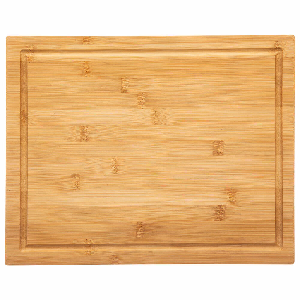 5five Simply Smart cutting board with stainless steel drawer, kitchen board, bamboo, 35 x 28 cm, 151418