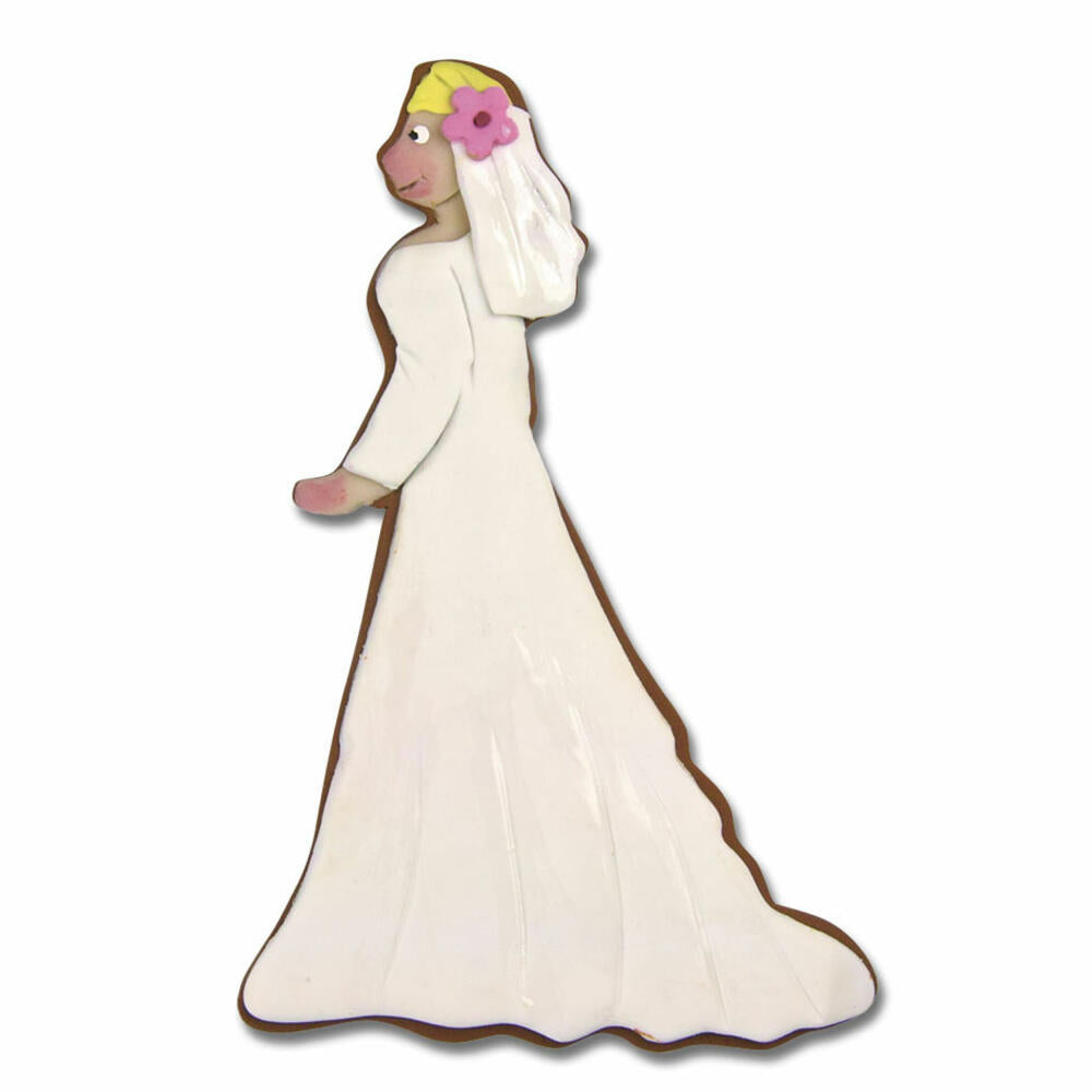 Städter cookie cutter bride / princess, cookie cutter, cookie mold, biscuit, cookies, stainless steel, 9 cm, 200104