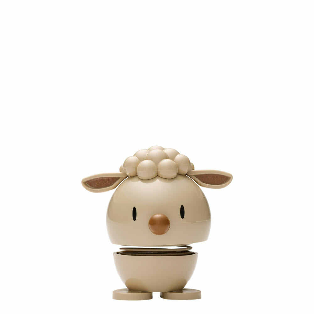 Hoptimist Small Lambert, wobbly figure, lamb wobbly figure, Easter, decoration idea, decoration, plastic, latte, H 7 cm, 26185