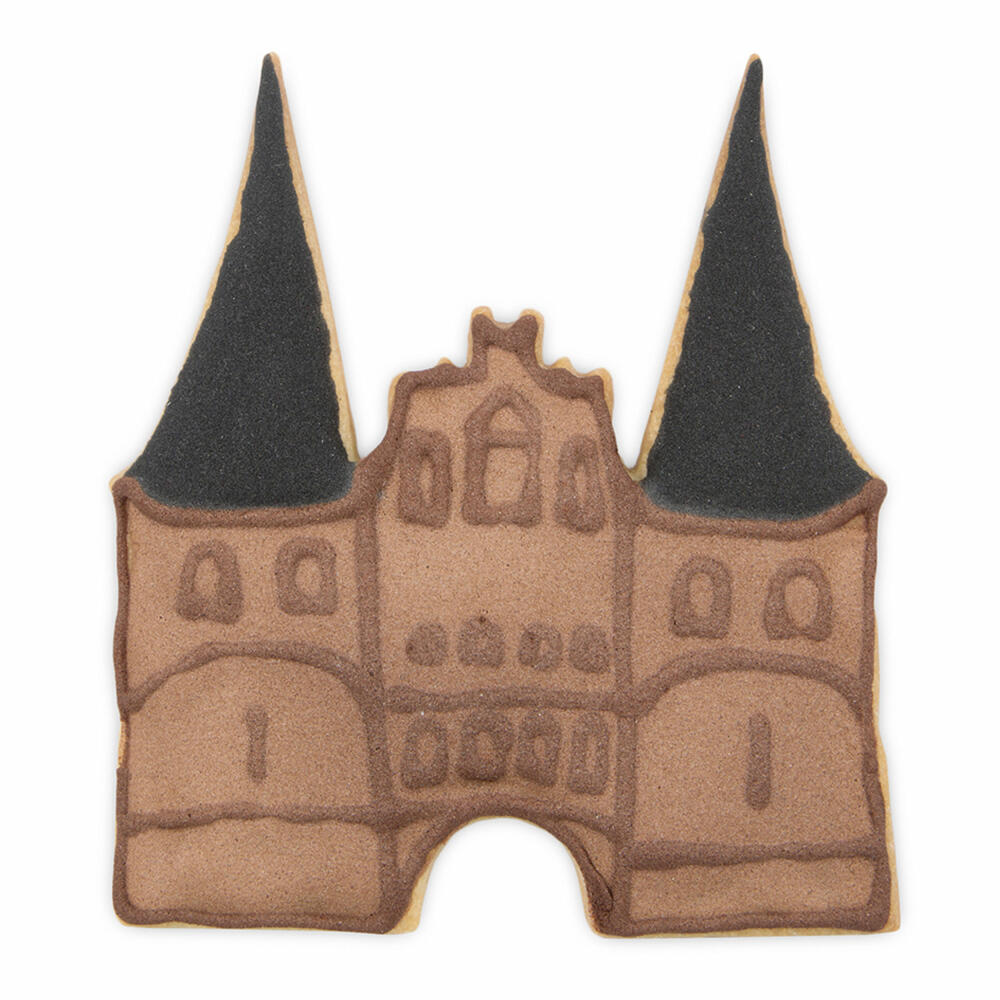 Städter Präge-Ausstecher Holstentor Lübeck, Ausstechform, Plätzchenform, Keks, Plätzchen, Edelstahl, 11.5 cm200869