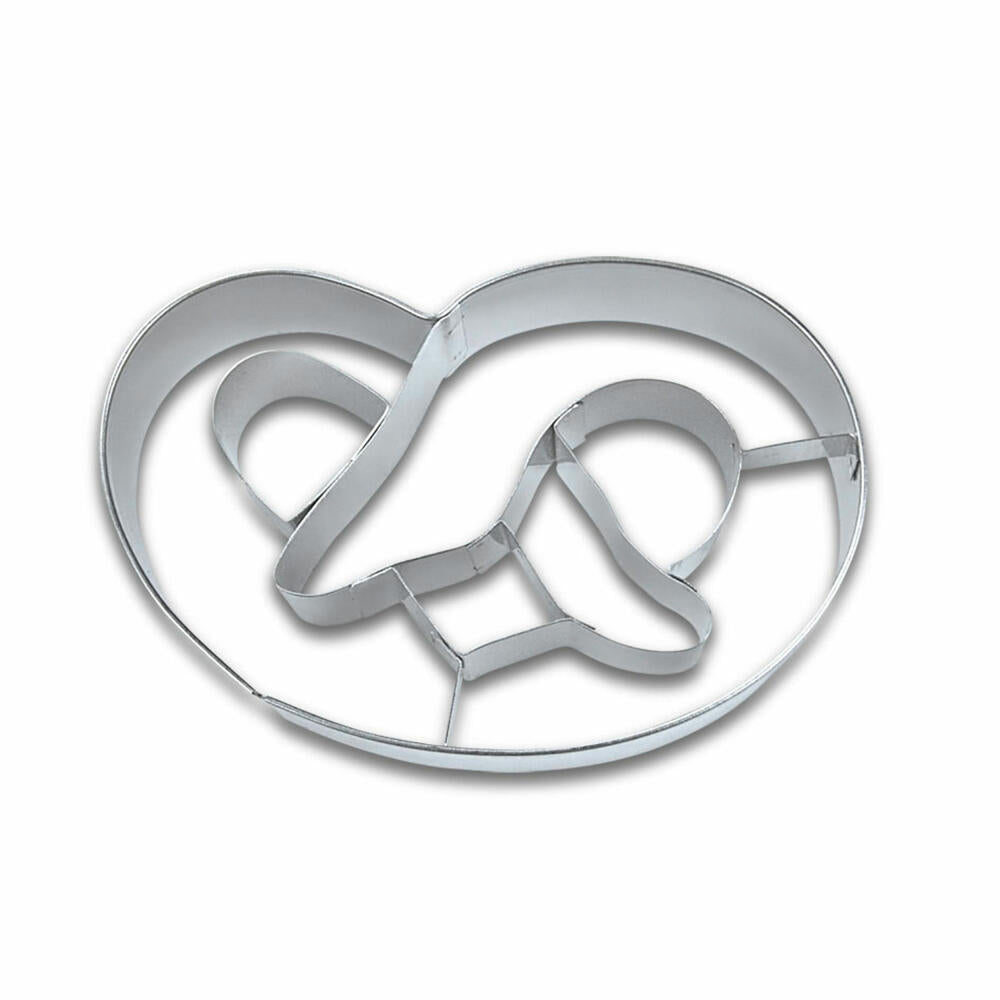 Städter embossed pretzel cutter, cookie cutter, biscuit cutter, biscuit, stainless steel, 5 cm, 199934