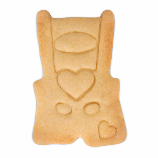 Städter Präge-Ausstecher Lederhose, Ausstechform, Plätzchenform, Keks, Plätzchen, Edelstahl, 6.5 cm, 199958