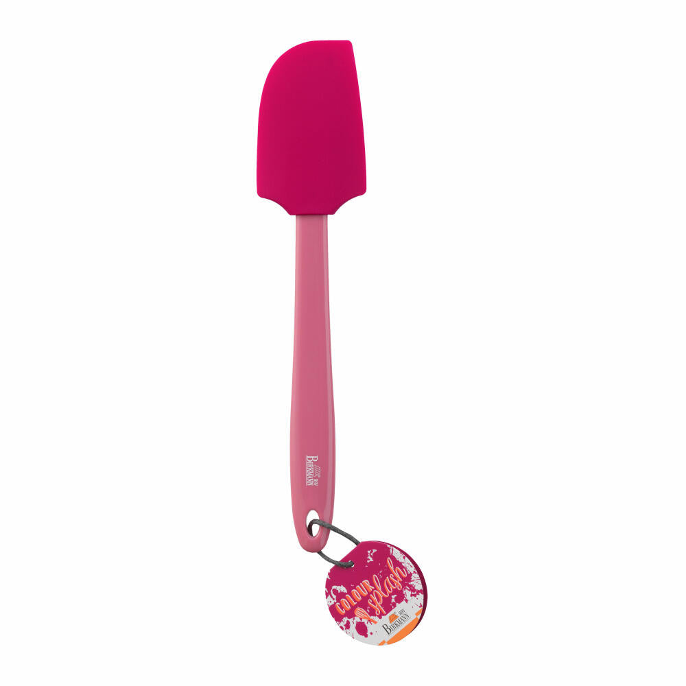 Birkmann dough scraper Colour Splash, kitchen scraper, scraper, silicone head with plastic handle, Granita, 29 cm, 421646