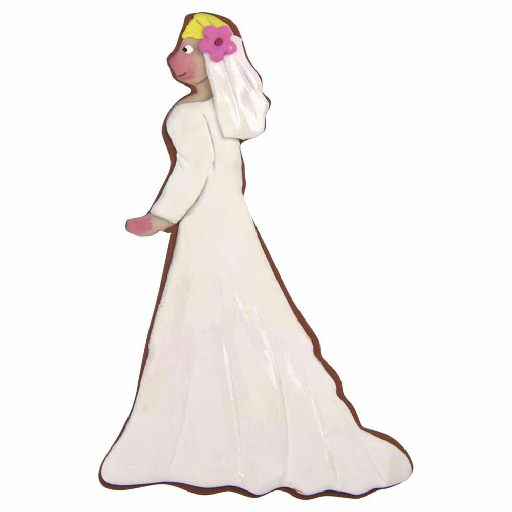 Städter cookie cutter bride / princess, cookie cutter, cookie mold, biscuit, cookies, stainless steel, 9 cm, 200104