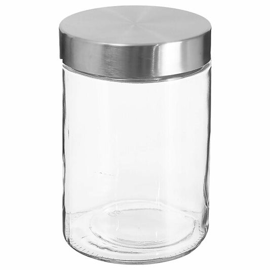 5five Simply Smart Einmachglas Nixo, Vorratsglas, Glas, Edelstahl, Transparent, 1.2 L, 135297