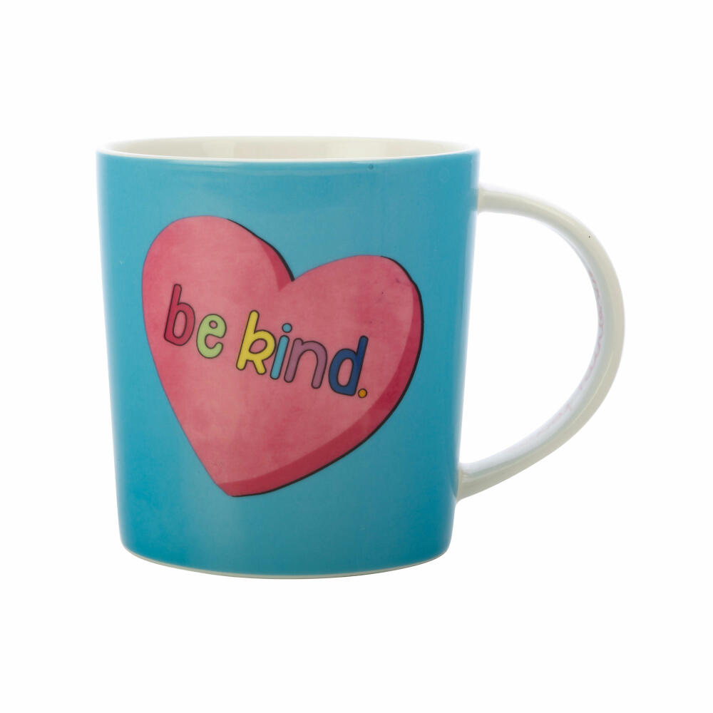 Maxwell & Williams Becher Be Kind - Be Kind, Kaffeebecher, Tasse, Porzellan, Bunt, 380 ml, DX1074