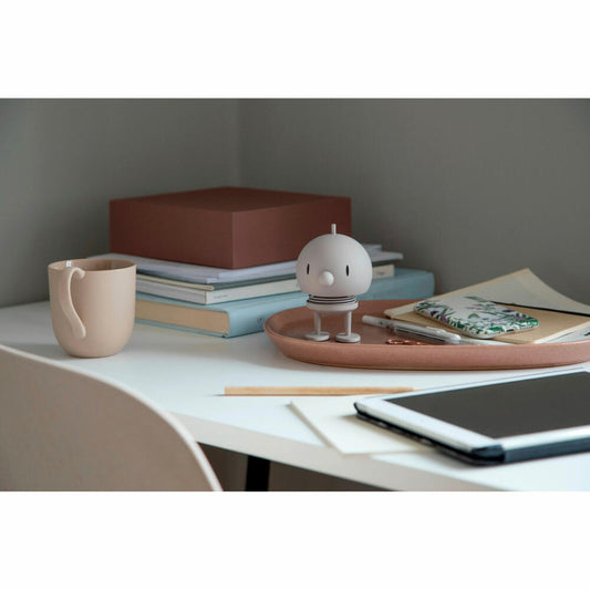 Hoptimist Medium Bumble, Wackelfigur, Wackel Figur, Dekoidee, Dekoration, Kunststoff, H 10 cm, Ash, 26114