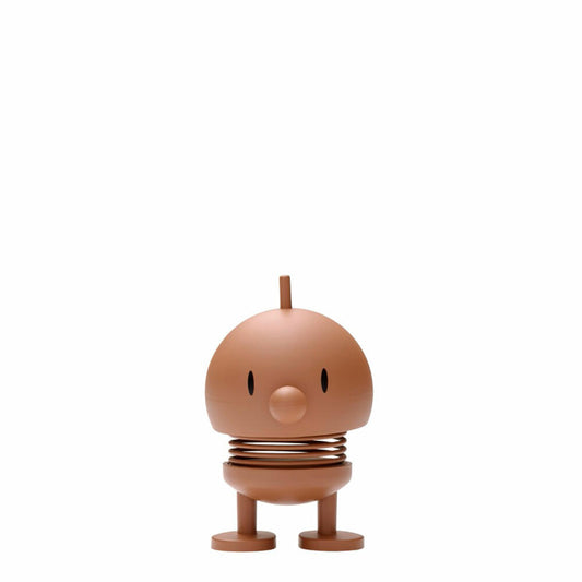 Hoptimist Small Bumble, Wackelfigur, Wackel Figur, Dekoidee, Dekoration, Kunststoff, Choko, H 7 cm, 26088
