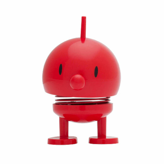 Hoptimist Baby Bumble, Small, Boy with Happy Eyes, Decoration / Play Idea, Plastic, Red, 26073
