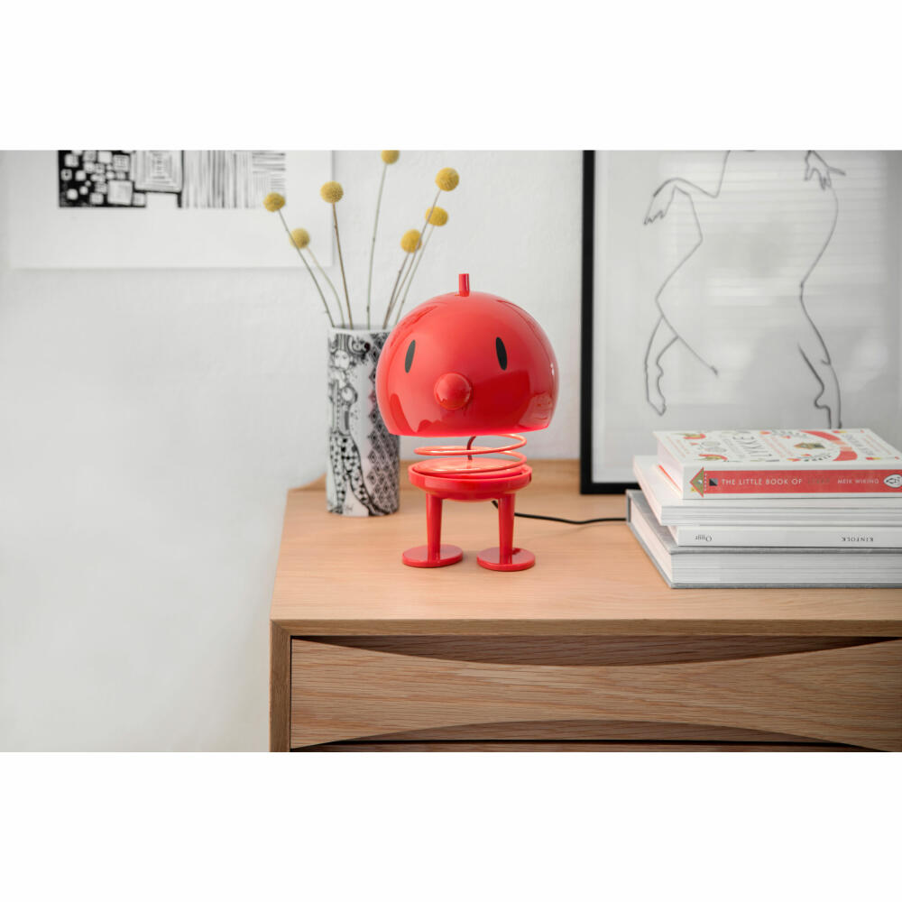 Hoptimist Lamp X-Large Bumble, Table Lamp, Light, Plastic, Red, Ø 15 cm, 26215