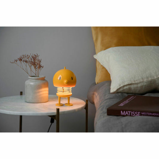 Hoptimist Lamp X-Large Bumble, Table Lamp Figure, Decoration, Plastic, Yellow, H 23 cm, 26213