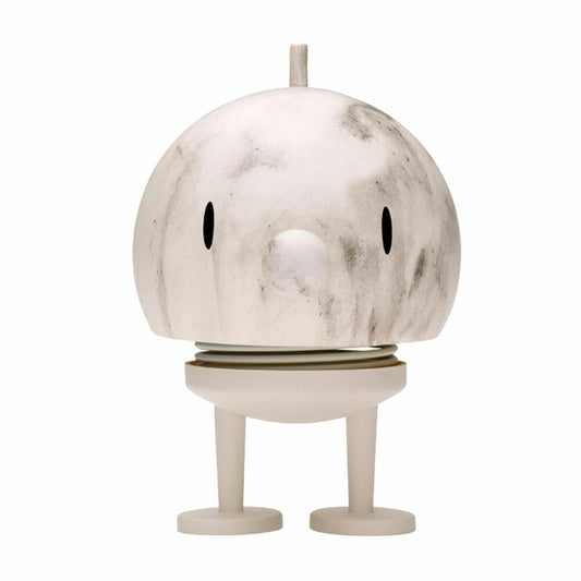 Hoptimist Medium Bumble, Wackelfigur, Wackel Figur, Dekoidee, Dekoration, Kunststoff, H 10 cm, Marble Grey, 26105