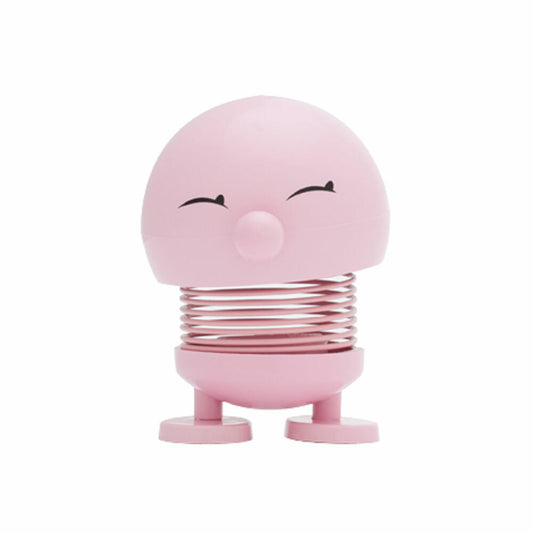 Hoptimist Baby Bimble, Small, Girl with Smiling Eyes, Decoration / Play Idea, Plastic, Light Red, 26057