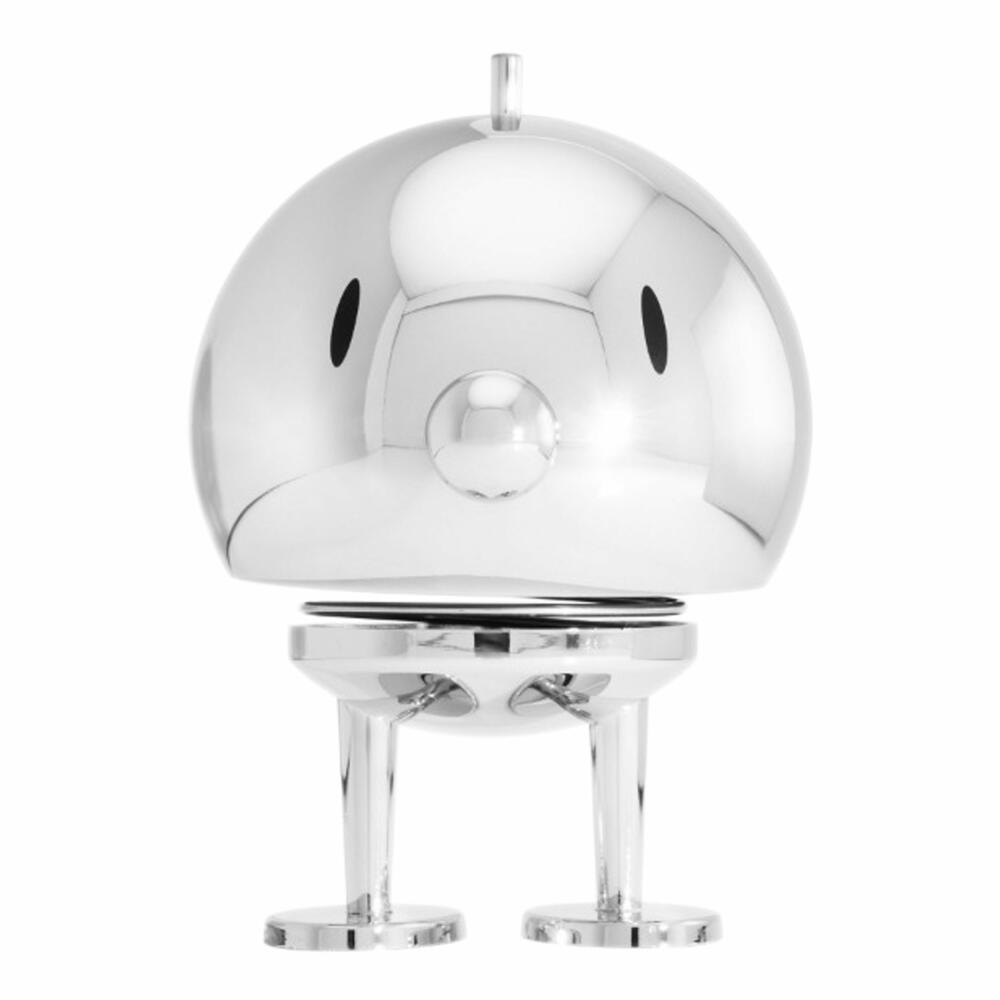Hoptimist Bumble Medium, wobbly figure, wobbly figure, decoration idea, chrome alloy, chrome, Ø 7.5 cm, 26115