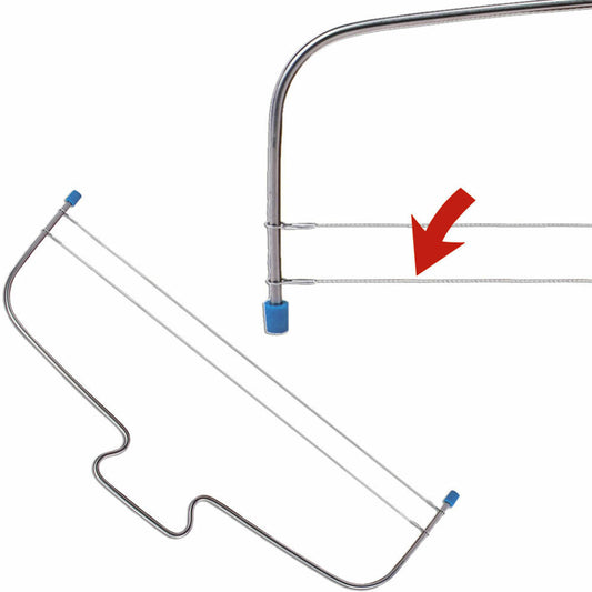 Städter replacement wires, set of 2, for cake cutter, replacement wire, spare part, stainless steel, 32 cm, 911024