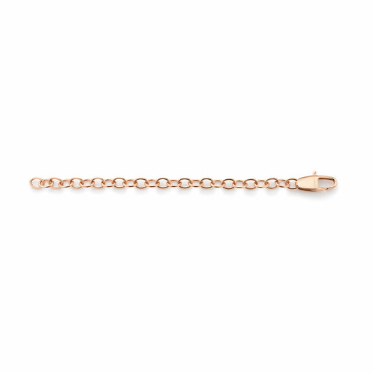 Leonardo Jewels extension chain, extension chain, chain clasp, jewelry clasp, jewelry, stainless steel IP rose gold, rose gold, 10 cm, 040950