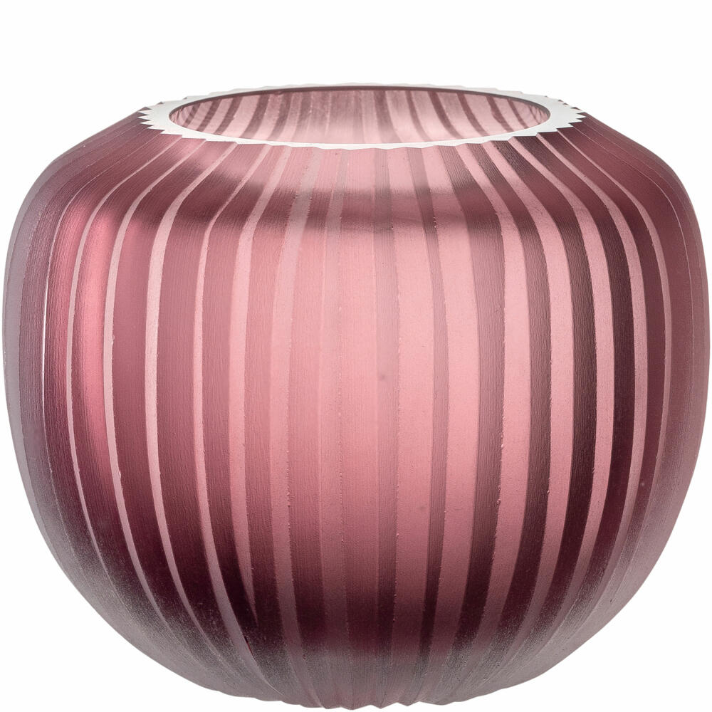 Leonardo Vase Bellagio, Tischvase, Dekovase, Glas, Beere, 9 cm, 036445