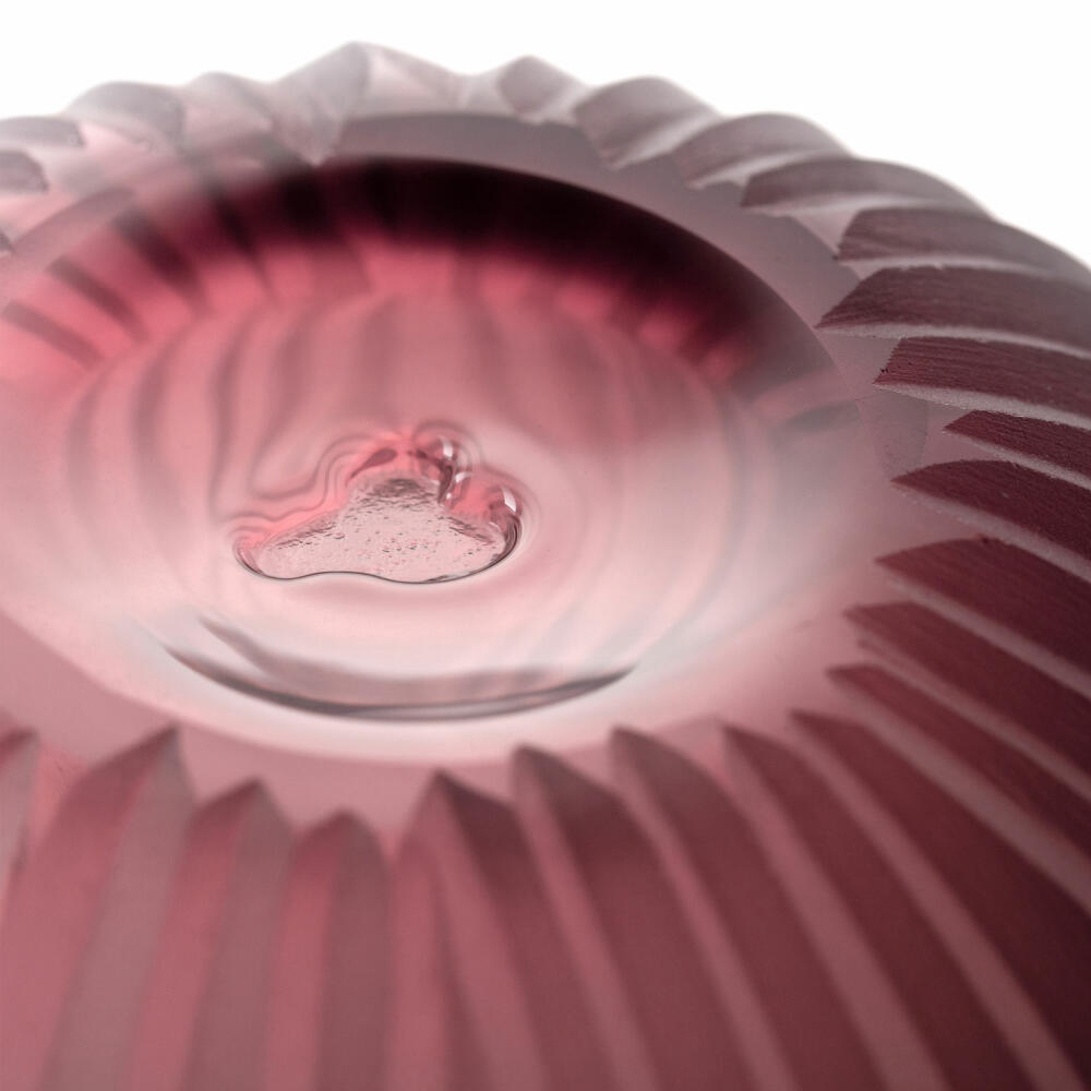 Leonardo Vase Bellagio, Tischvase, Dekovase, Glas, Beere, 9 cm, 036445