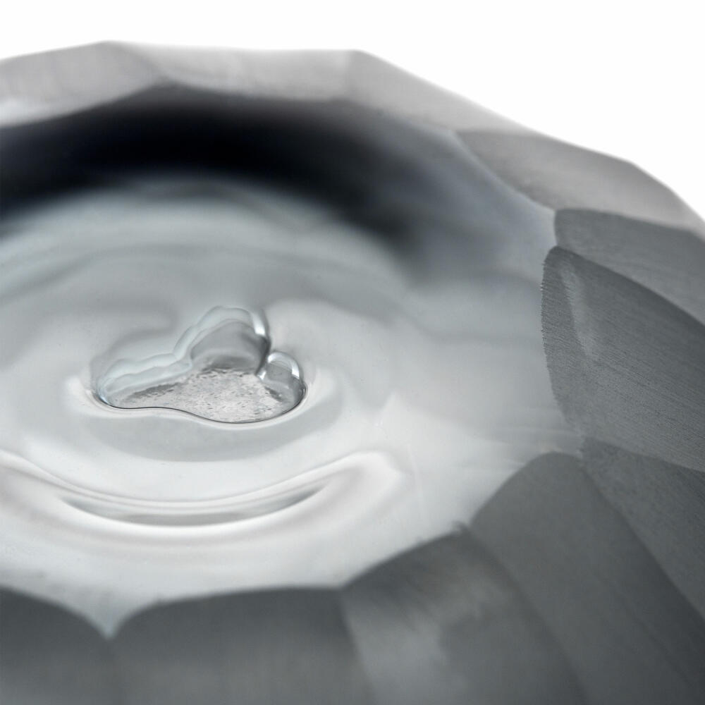 Leonardo vase Bellagio, flower vase, decorative vase, glass, anthracite, 9 cm, 036444