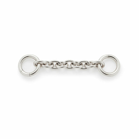 Leonardo Jewels extension chain, extension chain, chain clasp, jewelry clasp, jewelry, stainless steel, silver, 2 cm, 040952