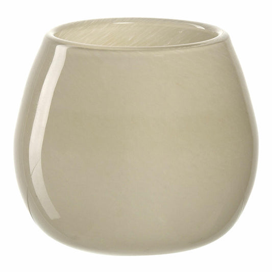 Leonardo table light CASOLARE, tealight holder, decorative light, soda-lime glass, beige, 8.2 cm, 038481