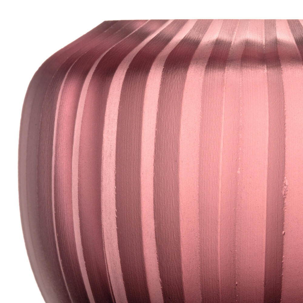 Leonardo Vase Bellagio, Tischvase, Dekovase, Glas, Beere, 9 cm, 036445