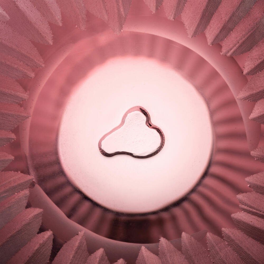 Leonardo Vase Bellagio, Tischvase, Dekovase, Glas, Beere, 9 cm, 036445