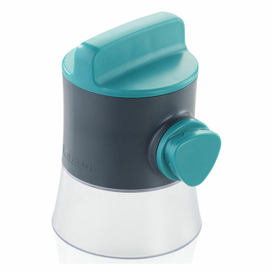 Leifheit hand spiral cutter, spiral cutter, vegetable cutter, plastic, turquoise, black, 3221