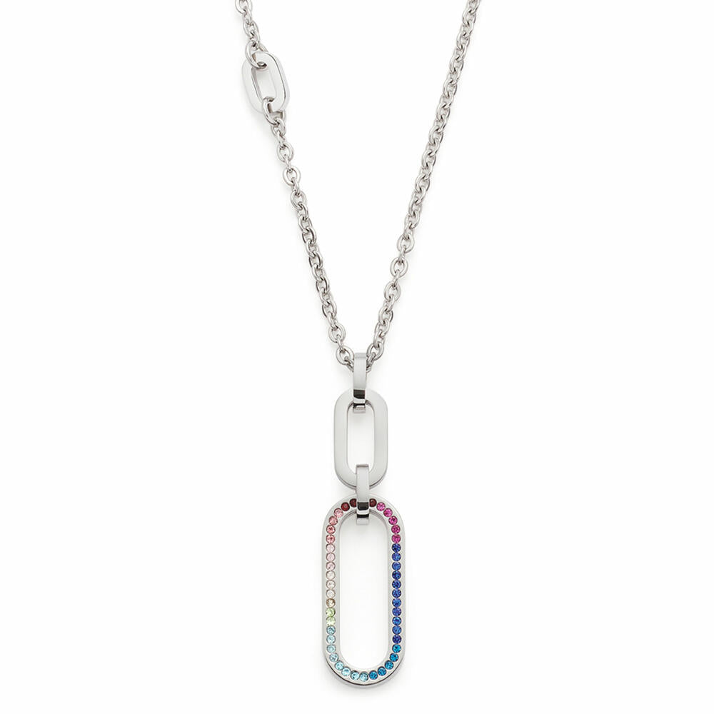 Leonardo Jewels Necklace Marida, Necklace, Chain, Fashion Jewelry, Stainless Steel, Glass Crystals, 021304