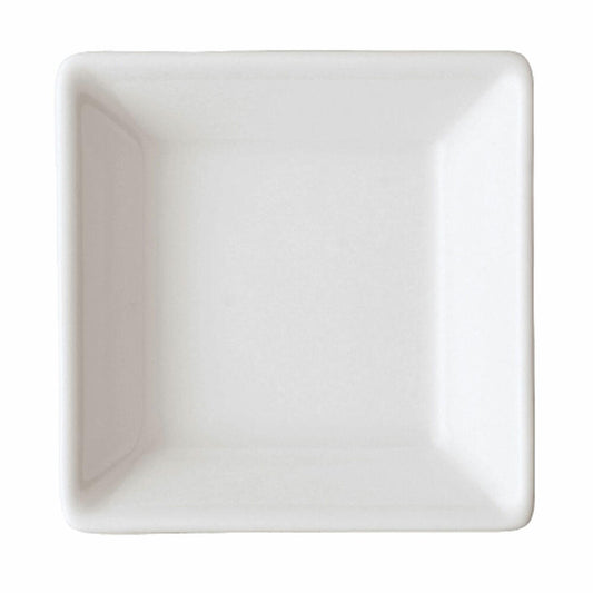 Arzberg Tric Platte, Servierplatte, Beilagenplatte, Quadratisch, Tablett, White, Porzellan, 7 cm, 49700-800001-11957