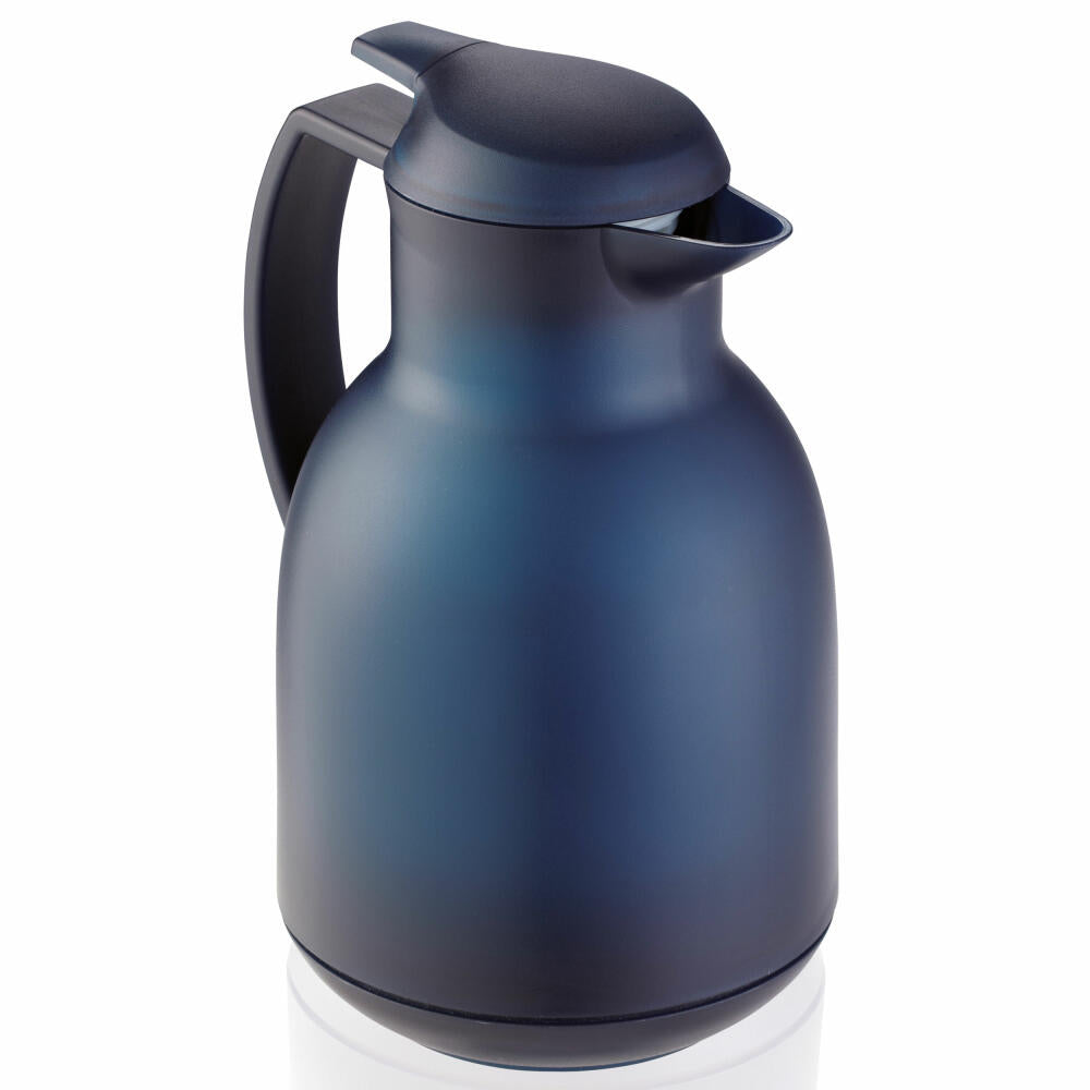 Leifheit Isolierkanne Bolero, Kaffeekanne, 1.0 L, Satin / Darkblue / , 28343