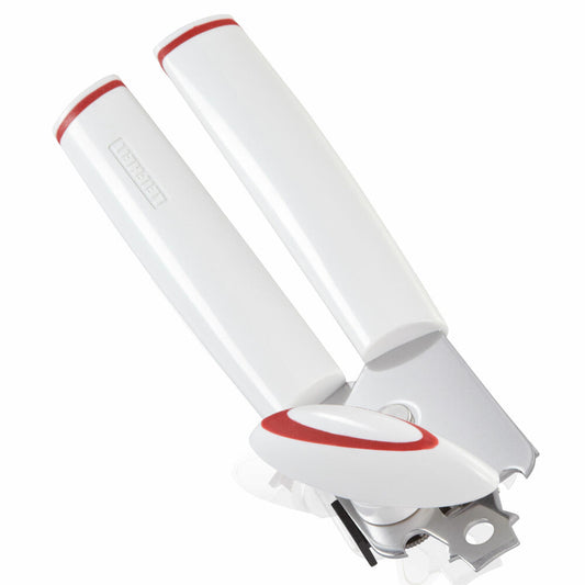 Leifheit Can Opener ComfortLine Lifty, Can Opener, Plastic, White, 3132