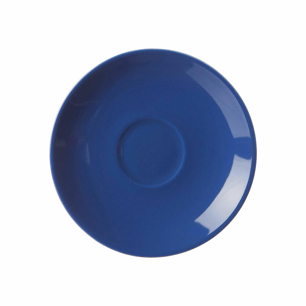 Ritzenhoff &amp; Breker Doppio Espresso Saucer, Under Cup, Underplate, Porcelain, Indigo Blue, Ø 12 cm, 63912