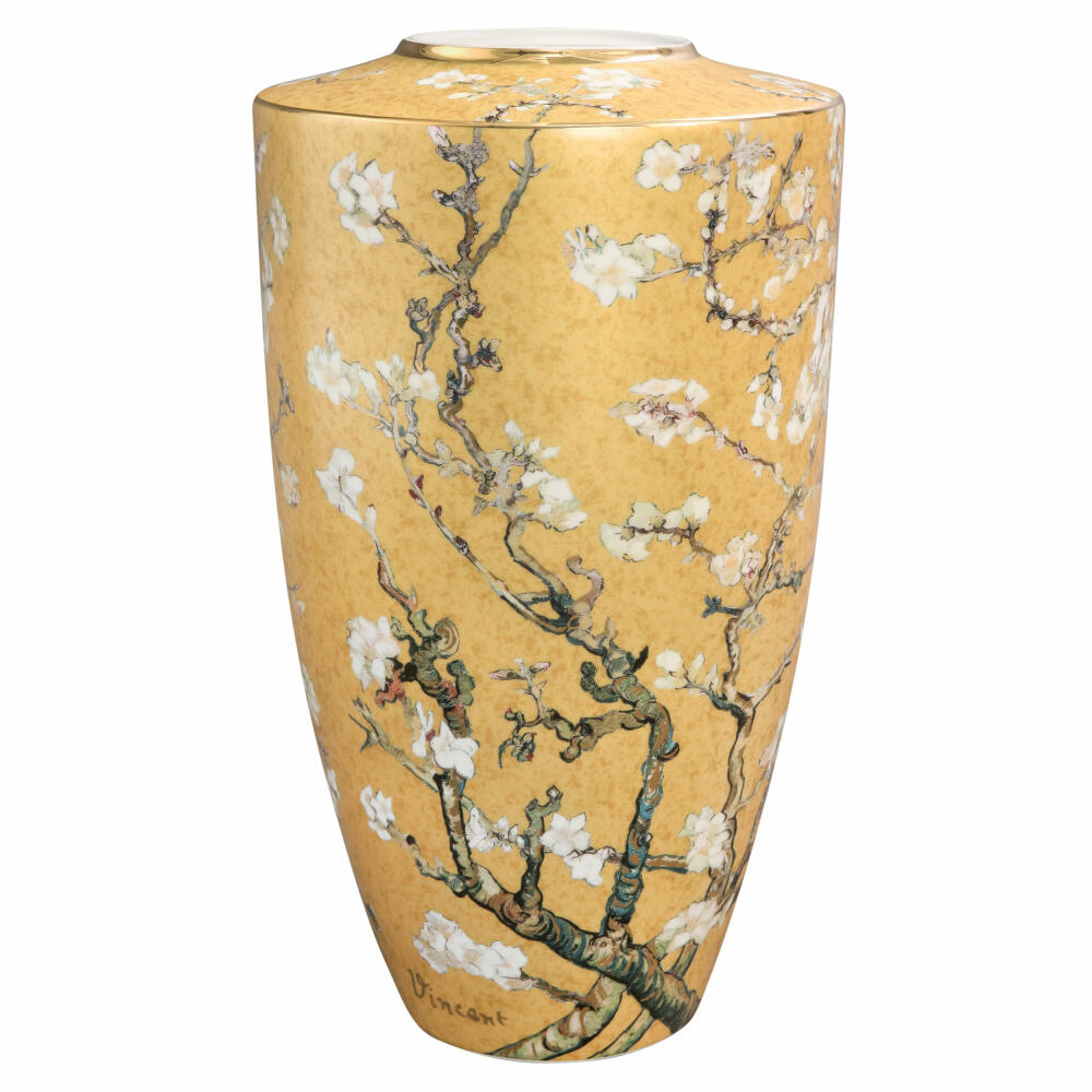 Goebel Vase Van Gogh - Mandelbaum Gold, Artis Orbis, Dekovase, Porzellan, Bunt, 55 cm, 67062651