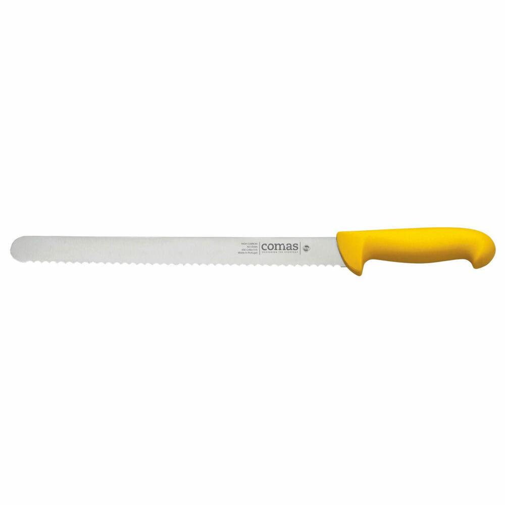 Comas carving knife carbon, paring knife, steel, PP, yellow, 30 cm blade, 10124