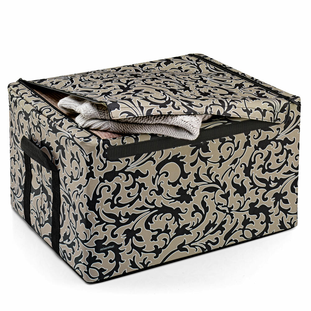 reisenthel storagebox L, Aufbewahrungsbox, Recycling-Polyestergewebe, Baroque Marble, 60 L, FT7061