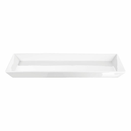 ASA Selection 250°C Servierplatte / Top, Rechteckig, Porzellan, Weiß, B 22 cm, 52143017
