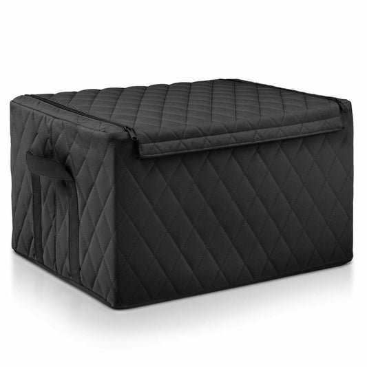 reisenthel storagebox L, storage box, recycled polyester fabric, Rhombus Black, 60 L, FT7059