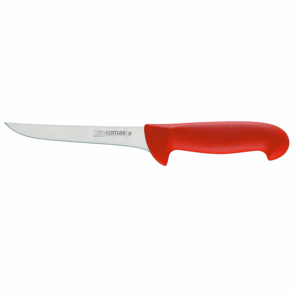 Comas boning knife carbon, kitchen knife, steel, PP, red, 14 cm blade, 10108