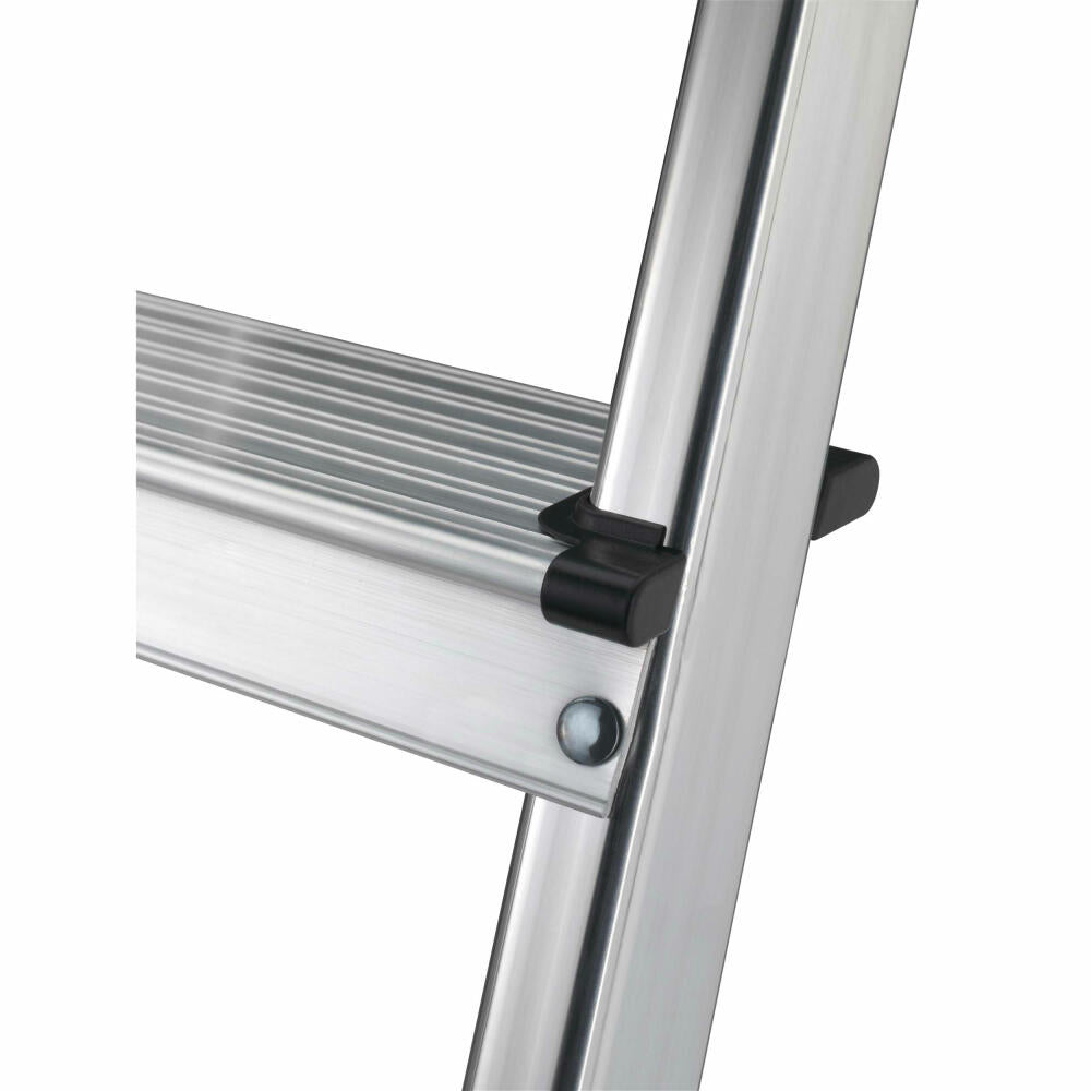 Hailo Sicherheits-Stehleiter L60 StandardLine, Klappleiter, Leiter, Aluminium, Silber, 3 Stufen, 8160-307