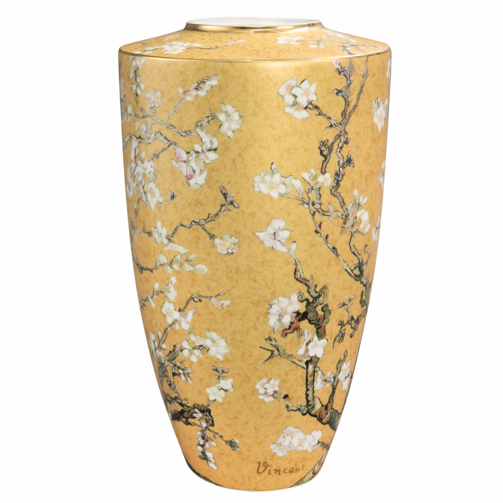 Goebel Vase Van Gogh - Mandelbaum Gold, Artis Orbis, Dekovase, Porzellan, Bunt, 55 cm, 67062651