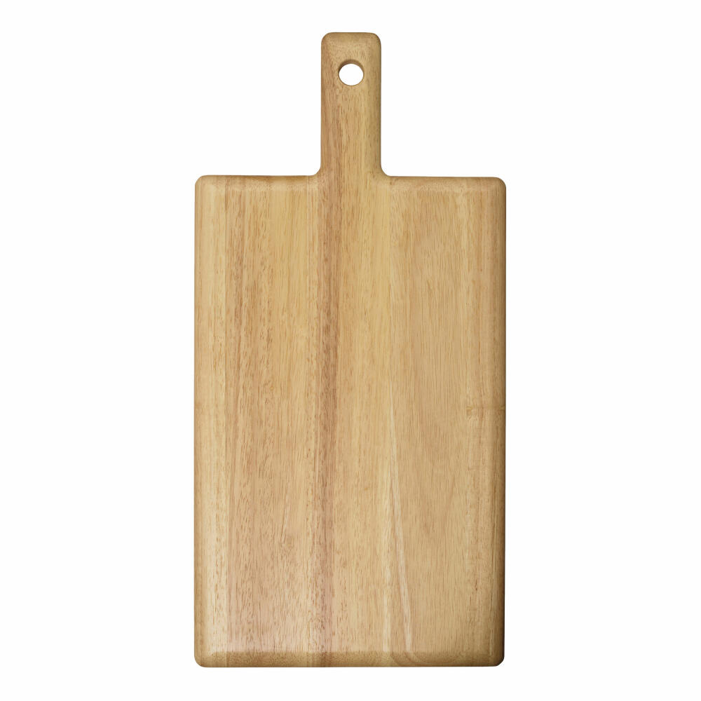 ASA Selection wood Schneidebrett, Holzbrett, Frühstücksbrett, Gummibaumholz, Natur, 26 x 53 cm, 53684970