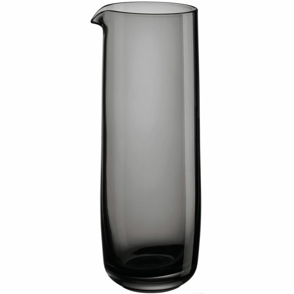 ASA Selection sarabi Karaffe, Wasserkaraffe, Glaskaraffe, Glas, Grau Glänzend, 700 ml, 53511009