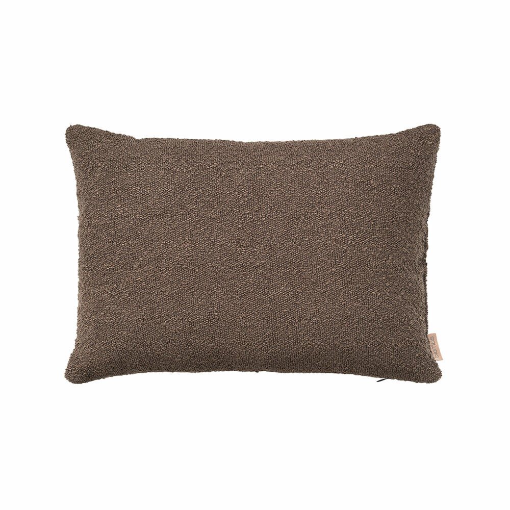 Blomus cushion cover Boucle, cushion cover for head or sofa cushions, espresso, 40 x 60 cm, 66605