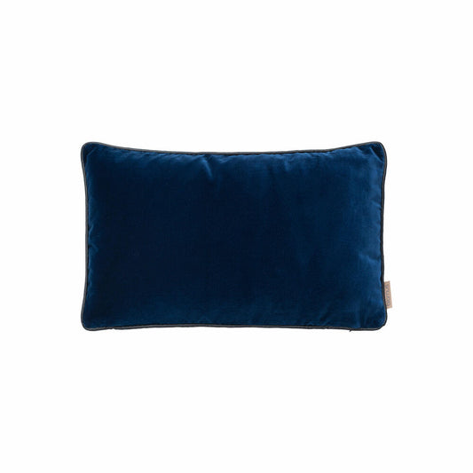 Blomus Kissenbezug Velvet, Kissenhülle für Kopf- oder Sofakissen, Baumwolle, Midnight Blue, 30 x 50 cm, 66566