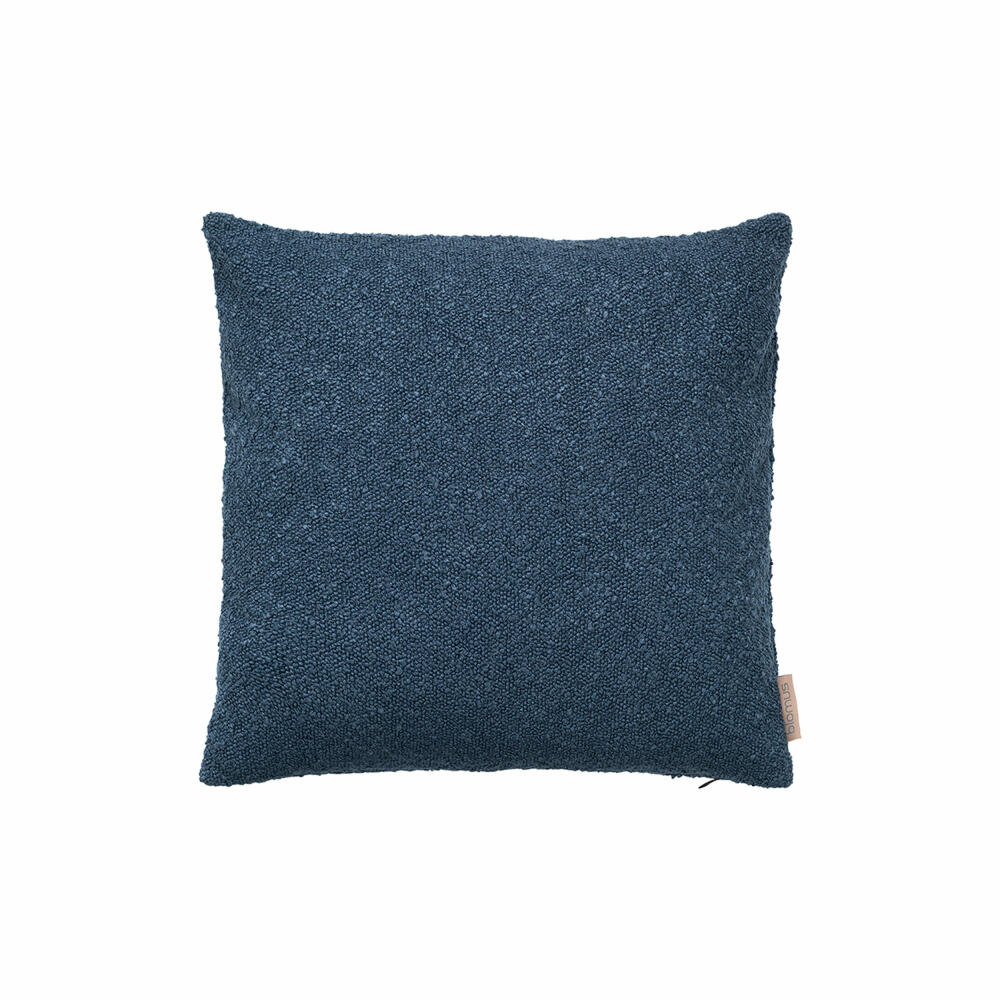 Blomus Boucle cushion cover, cushion cover for head or sofa cushion, Midnight Blue, 40 x 40 cm, 66582