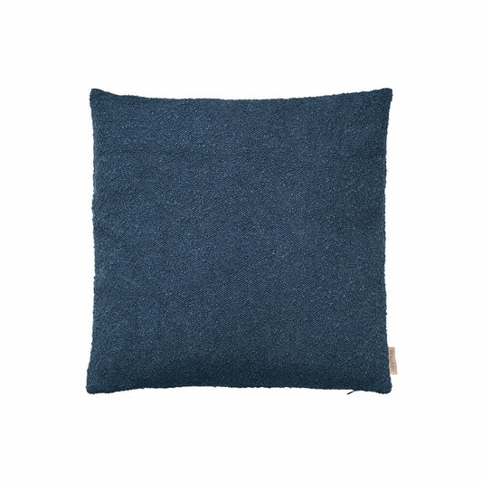 Blomus Kissenbezug Boucle, Kissenhülle für Kopf- oder Sofakissen, Midnight Blue, 50 x 50 cm, 66590